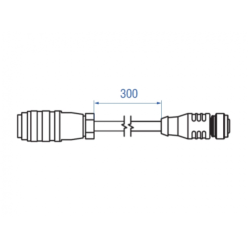 M12 5PIN adapter na M16 6PIN