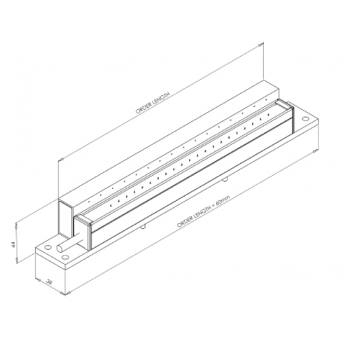 Ionizačná lišta Fraser Anti-Static 1250AB, Dĺžka 900mm