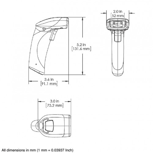 FIS-HS41X-0100 1D/2D Handheld Scanner
