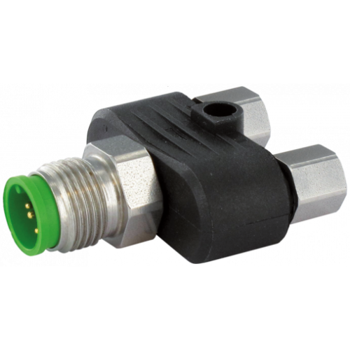 7004-41201-0000000 T coupler M12 male / 2x M8 female V4A