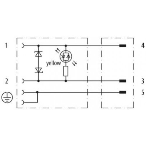 M12 MALE 0  / MSUD 18MM Orange 0,7