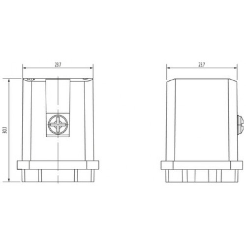 70MH-ES003-AP02010 A3 male 3-pole, Push-in, 400 V, 10 A