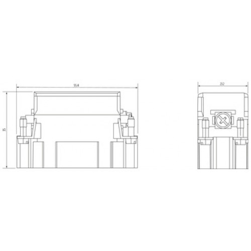 70MH-ES010-BP01020 A10 male 10-pole, Push-in, 250 V, 20 A