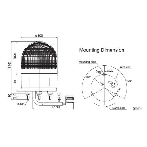 KHE-24-Y-Z Maják žltý