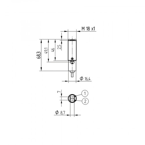 LD86PCV Retro-Reflex Sensor Universal