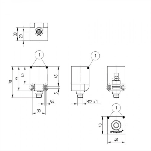 I1QA002 Inductive Sensor Welding Field Resistant with Correction Factor 1