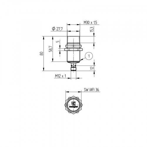 I30H014 Inductive Sensor with IO-Link