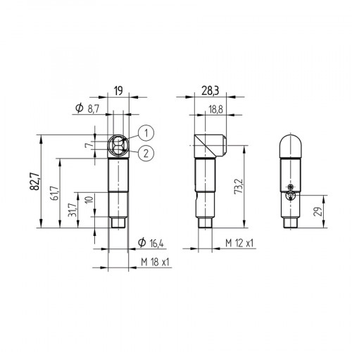 HW11PA3 Reflex Sensor with Background Suppression