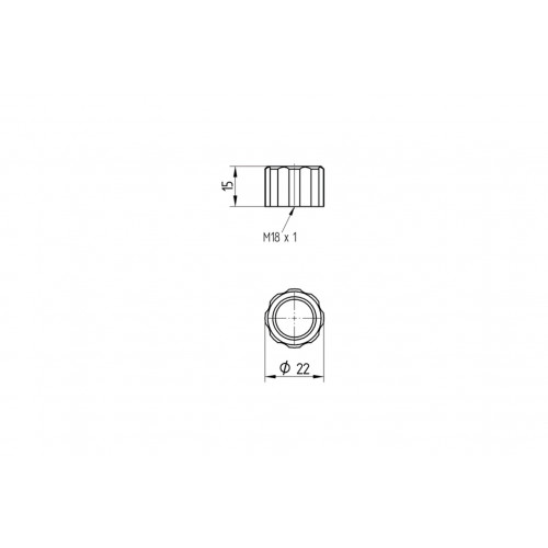 UEM18KU-02 Sleeve Nut M18 × 1