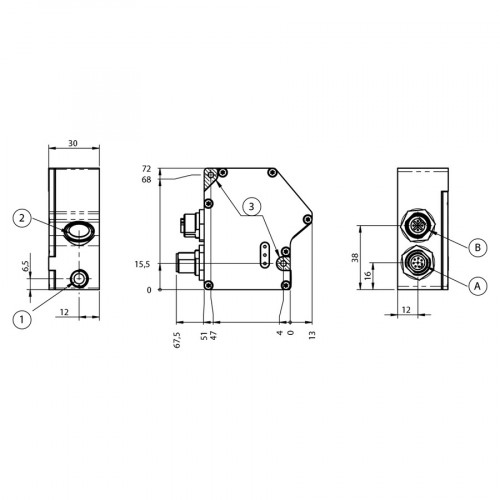 PNBC002 Laser Distance Sensor High-Precision