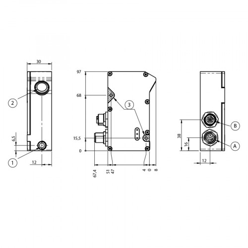 PNBC005 Laser Distance Sensor High-Precision