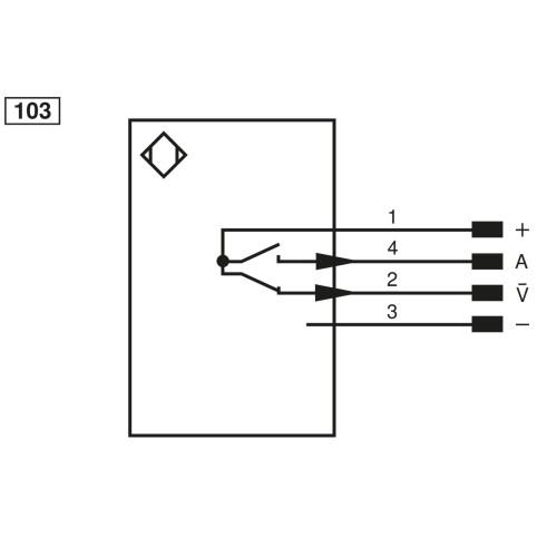 083-235-102 Glass Fiber-Optic Cable Through-Beam Mode