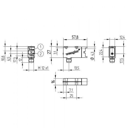 UM55PCT2 Fiber-Optic Cable Sensor