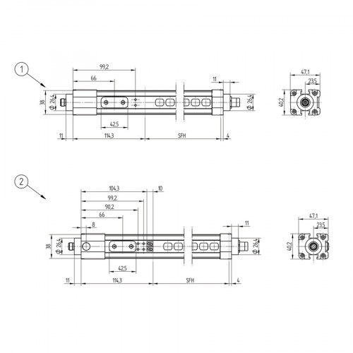 SG4-30IE060C1 Safety Light Curtain Hand Protection
