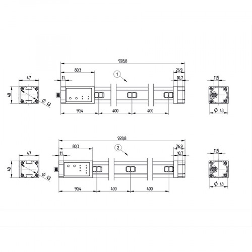 SEFB423 Safety Light Array Body Protection