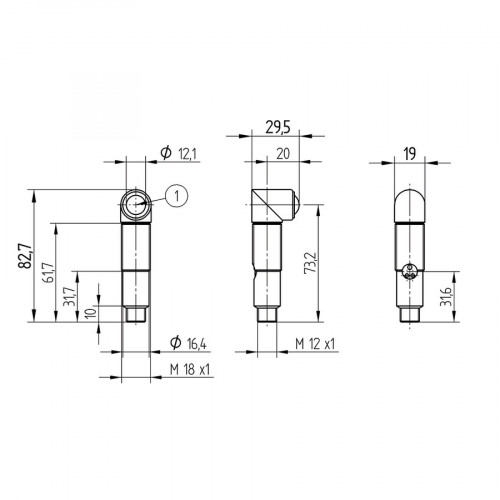 ZW600PCT3 Through-Beam Sensor