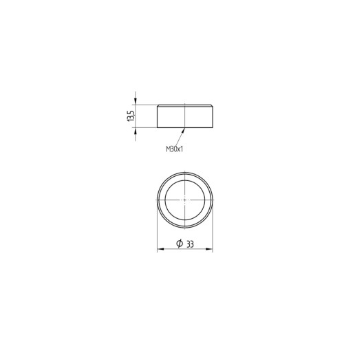UEM30ME-01 Sleeve Nut M30 × 1,5