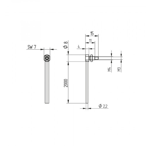 K23 Plastic Fiber-Optic Cable Reflex Mode