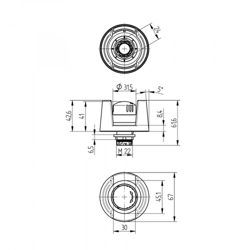 SEAC01 Emergency Stop Switch Actuator
