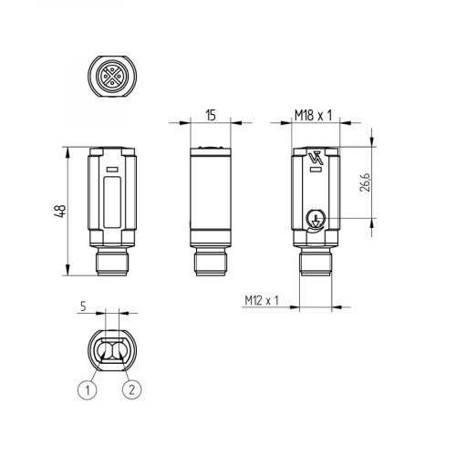 OTDK502A0002 Reflex Sensor Energetic