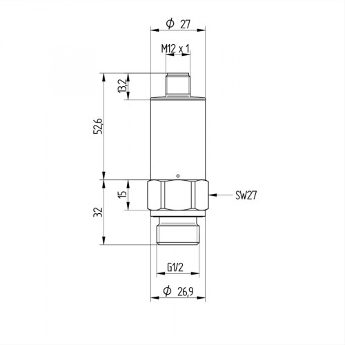 FX5P002 Pressure Sensor with IO-Link