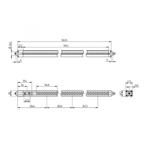 SB4-40IS080C1 Safety Light Array Body Protection