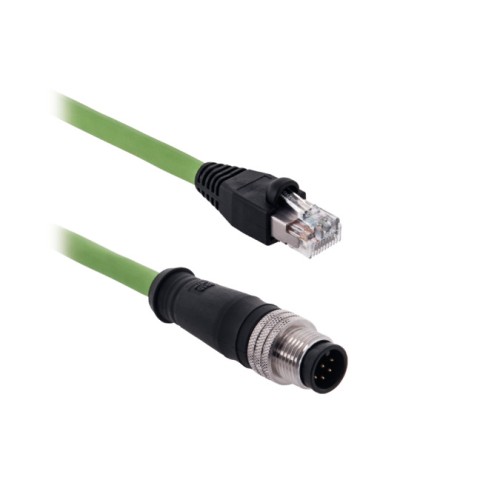 ZCYV001 Connection Cable M12 × 1; 8-pin - RJ45; 8-pin