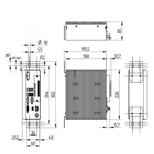 BB1C101 Control Unit uniVision profile, Industrial Ethernet