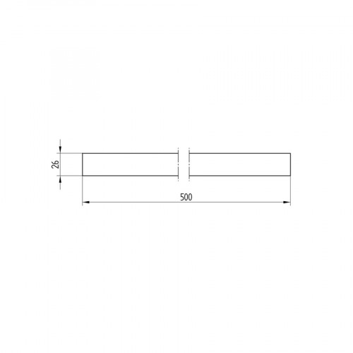 RF255 Reflector Foil 500 × 25 mm