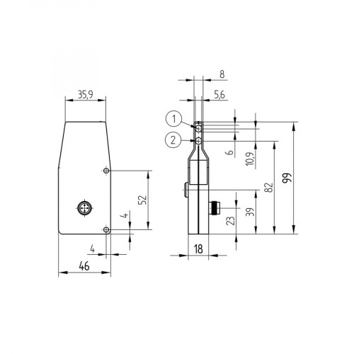 OPT164 Retro-Reflex Sensor