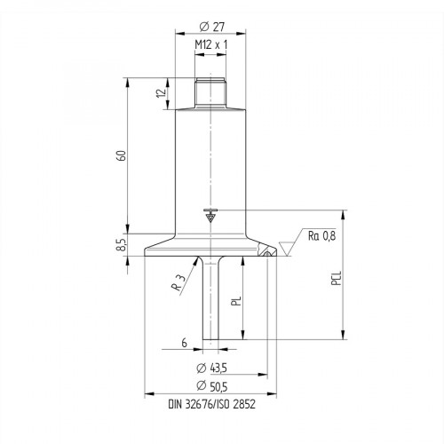 FXTT011 Temperature Sensor with IO-Link