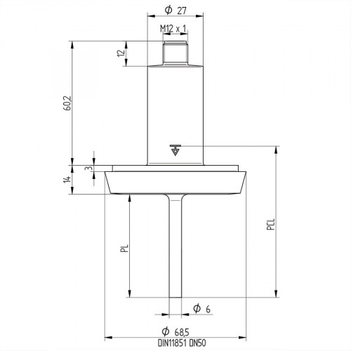 FXTT017 Temperature Sensor with IO-Link
