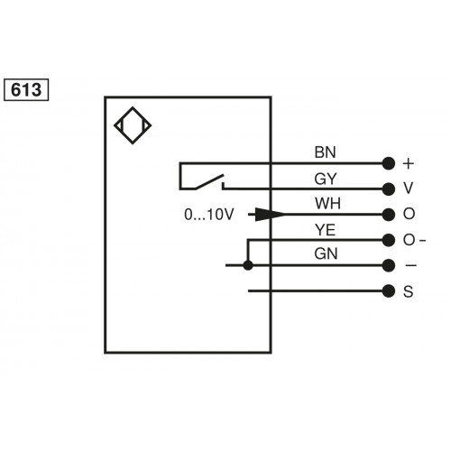 HD09MG-P24 Reflex Sensor with Background Suppression