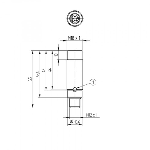 IW070RM65MG3 Inductive Sensor with Analog Output