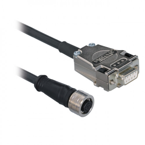 ZAV13R201 Connection Cable M12 × 1; 12-pin - DB9 9-pin