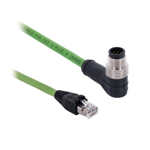 ZCYV004 Connection Cable M12 × 1; 8-pin - RJ45; 8-pin