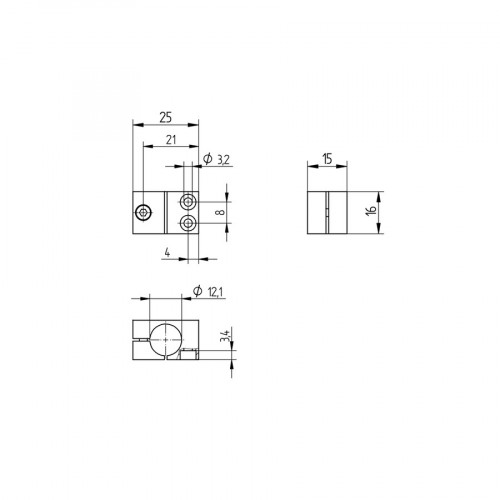 BS5 Mounting Clamp for Ø 12 mm