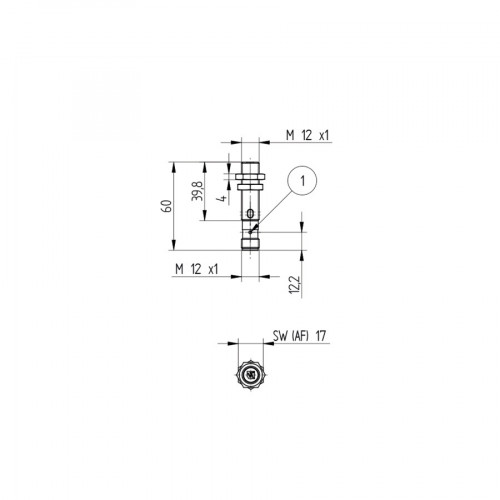 I12A001 Inductive Sensor Welding Field Resistant with Correction Factor 1