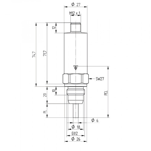 FXTT022 Temperature Sensor with IO-Link
