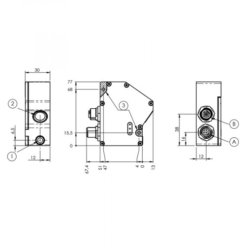 PNBC003 Laser Distance Sensor High-Precision