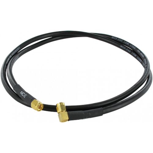 57040 Antenna cable 0° to 90° - 0.5 m - SMA