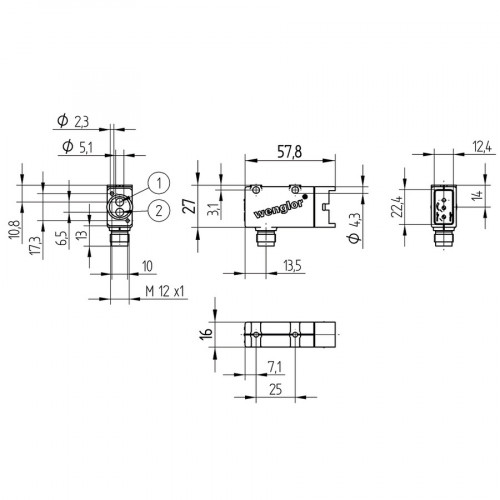UM55PCV2 Fiber-Optic Cable Sensor