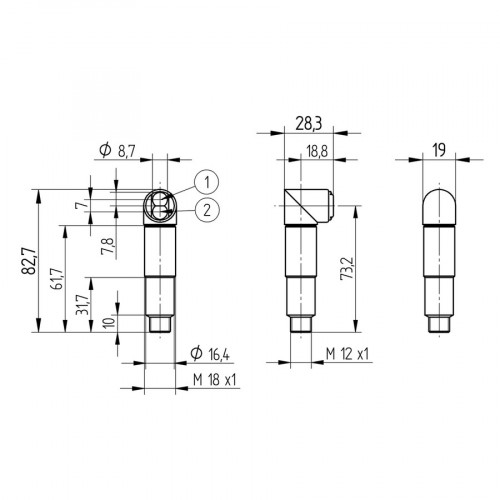SW983 Through-Beam Sensor