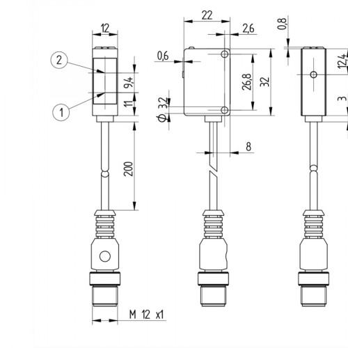 P1KY013 Laser Distance Sensor Long-Range