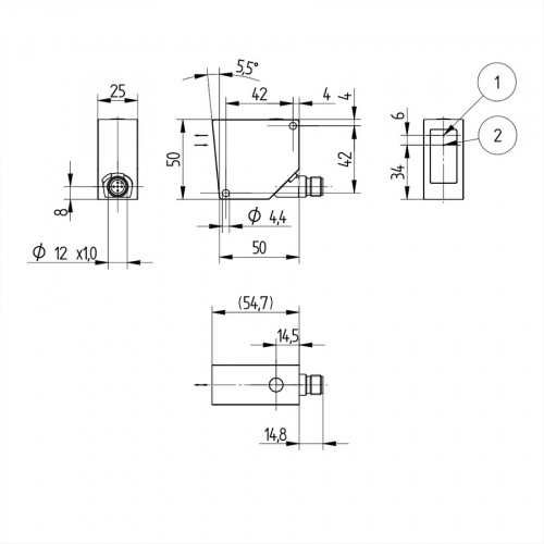 P2PY107 Laser Distance Sensor Long-Range
