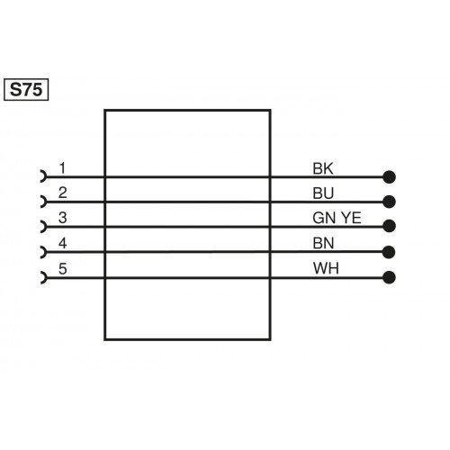 ZAS78R601 Connection Line 7/8"; 5-pin