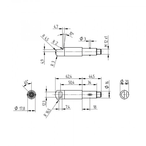 OKII403C0103 Retro-Reflex Sensor for Transparent Objects