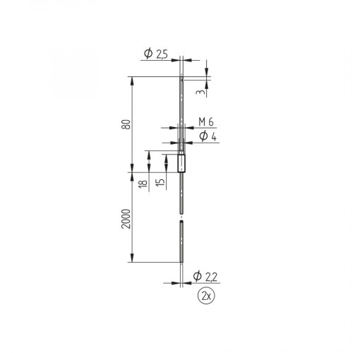 K13 Plastic Fiber-Optic Cable Reflex Mode