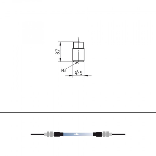LA29 Lens for Plastic Fiber-Optic Cable