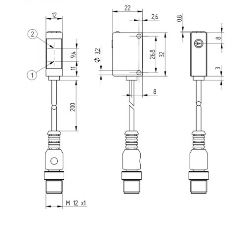 P1KY002 Laser Distance Sensor Long-Range